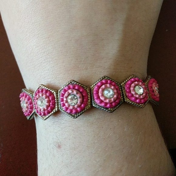 Charming Charlie Jewelry - Pink stretchy bracelet